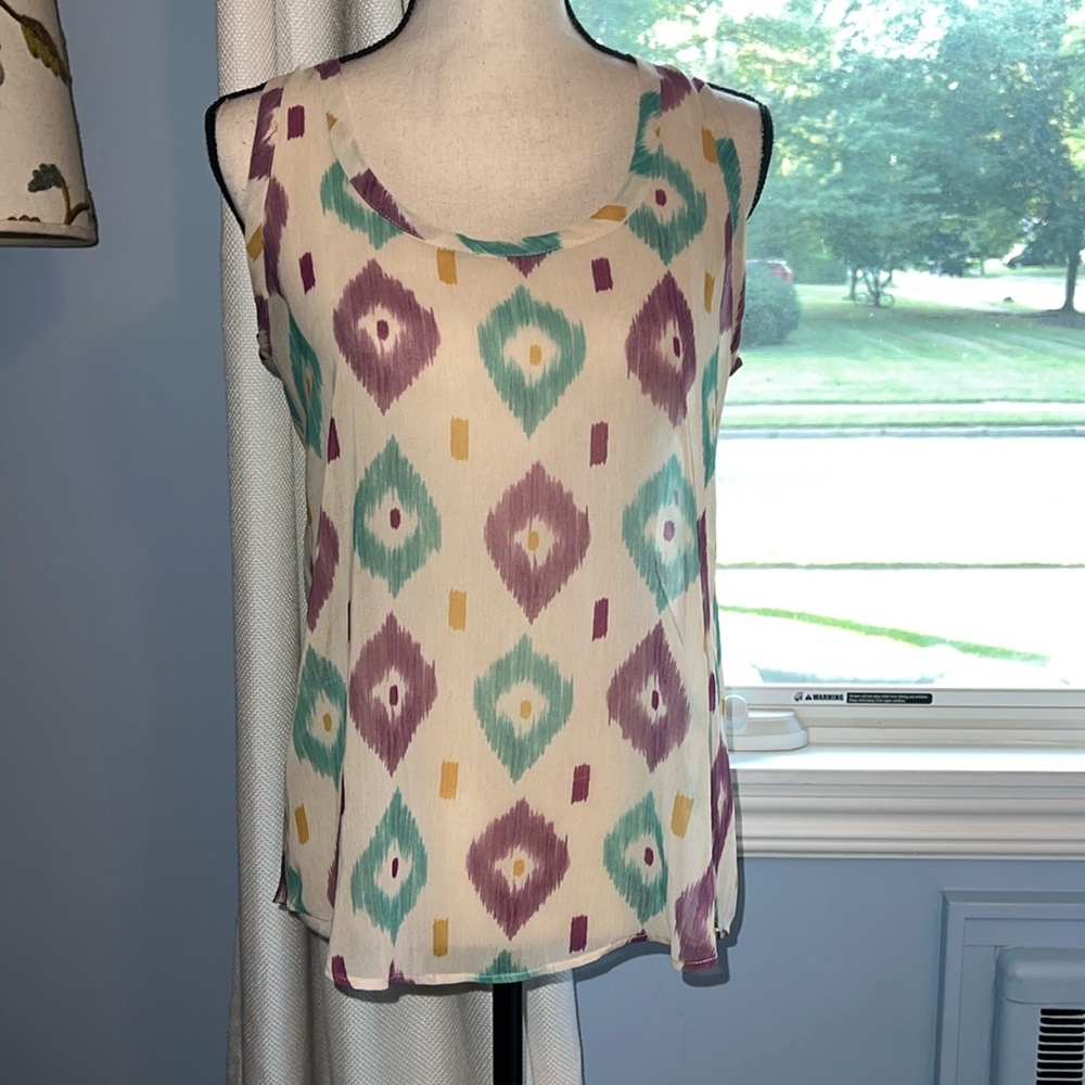 Sweet Pea Sheer Tank Small